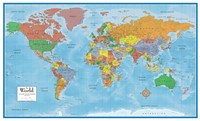 World Premier Wall Map