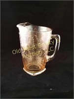 Floragold Pitcher & 10 Glasses