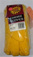 Package of New Chore Gloves, Sz L