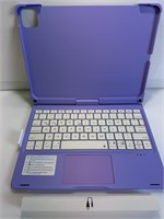 Purple iPAD Air 5 Case with Keyboard A96