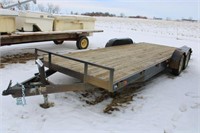 2002 H & H 9' x 18' Car Trailer #