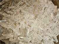 Clear Quartz Natural Points 33.6 Lbs