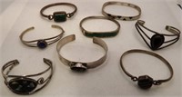 (8) Sterling Silver Bracelets