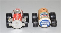 VINTAGE COCA COLA & JIF PEANUT BUTTER BUDDY L CARS