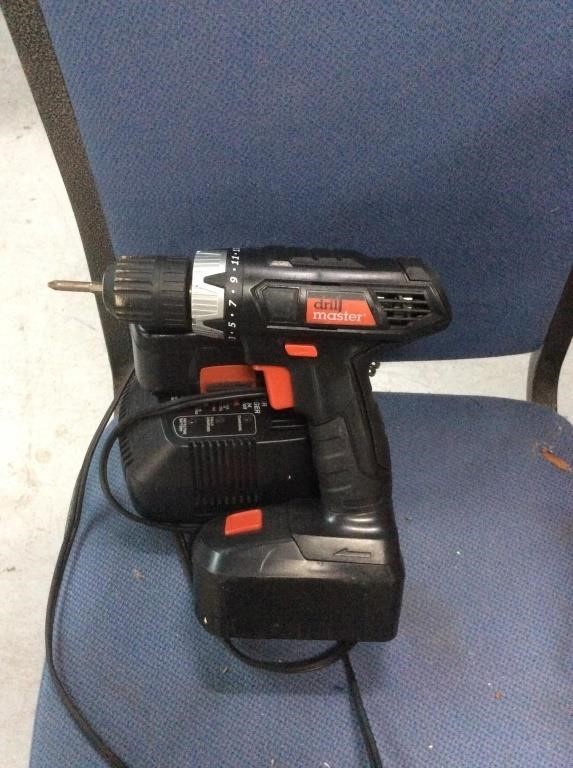 Drillmaster  battery operated drill with charger