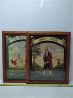 golf art pair