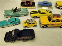 Lot of Die Cast Cars and Trucks