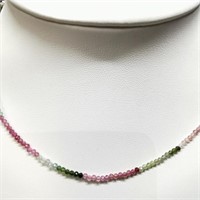 $300 Silver Ruby Amethyst Citrine Necklace