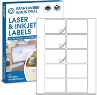 Spartan Industrial Printable Laser Inkjet Labels -