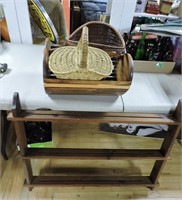 Plate Shelf, Small Baskets, Magazine Stand