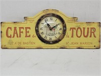 Working Cafe Clock 15"