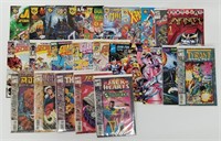 Lot of 25 Malgam and Marvel Comic Books