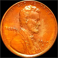 1919-S Lincoln Wheat Penny UNCIRCULATED RED