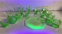 Collection of Uranium Glassware M14A