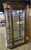 (M) Vintage Pulaski Furniture Glass Curio Cabinet