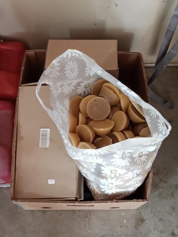 box & bag of wax disks