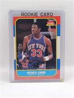 1986 FLEER PATRICK EWING ROOKIE CARD. NICE CARD