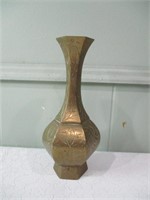 brass vase signed