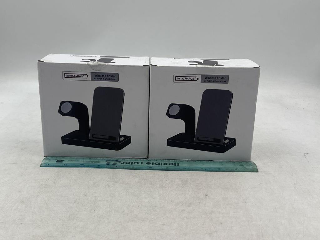 NEW Lot of 2- Instacharge Wirless Holder Phone &