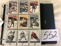 HALL OF FAMERS HOCKEY CARDS