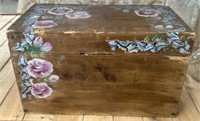 Decorated Wooden Box Floral