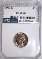 1950-D JEFFERSON NICKEL PCI SUPERB GEM BU