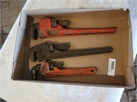 2  - 18" & 1  10" Pipe Wrenchs -