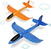 VCOSTORE 2 Pack Foam Airplanes Toy - 17.5" Glider