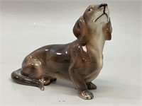 Keramos Porcelain Dog Figure, Austria VTG