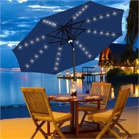 Sunoutife 10FT Patio Umbrella w/ Solar LED Lights