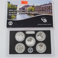 2019 US Mint Silver Quarter Proof Set