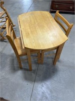Drop Leaf Table 2Chairs 35x21x29