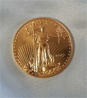 1997 $50 Liberty Gold Coin 1oz Eagle
