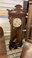 Queen Mary Antique Walnut Clock Ansonia Clock Co.