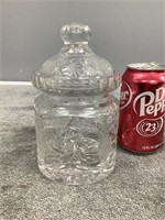 Etched Candy Jar