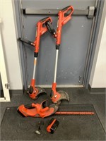 2 Black and Decker Electric Weed Eaters, & Trimmer