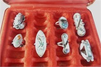 Assortment of Rings, All but 2 are marked Sterling
