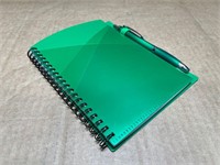 Box of Green Notepad with pockets & Pen (48pcs.)