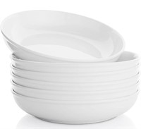 New - SAMSLE Pasta Bowls, 30 Ounces Porcelain