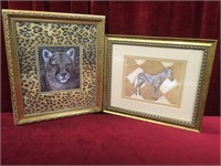 2 Decorative Animal Theme Prints - New Stock