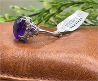 Mystic Purple .925 Sterling African Amethyst Ring