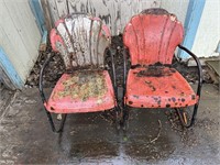 Vintage Metal Patio Chairs