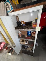 Steel cabinet and contents