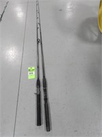 2 Fishing rods; appear to have been used very litt