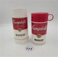 2 Campbell's Soup Thermos