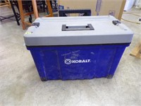 Kobalt tool box w/tools