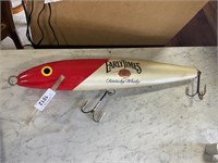 Large Advertising Rapala Early Times Whisky Lure.