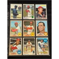 (9) 1960's-70's Baseball Stars/hof