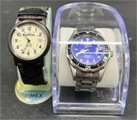 Invicta Pro Diver & Timex Expedition Watches