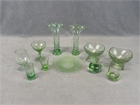 Flat of Green Glass